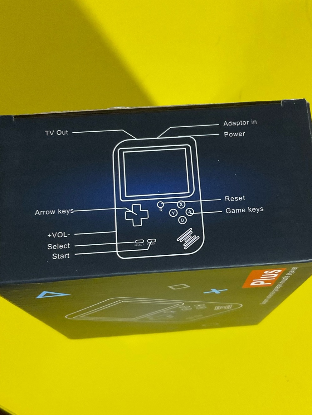 NWT Game Box Plus, retro handheld game console, blue, portable 8-bit system - Picture 4 of 8